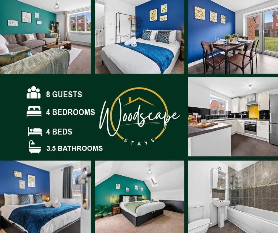 Woodscape - Spacious 4 Bed Work Accommodation, Contractors & Professionals, Driveway Parking, Fast Wifi, Close To Centre Apartment