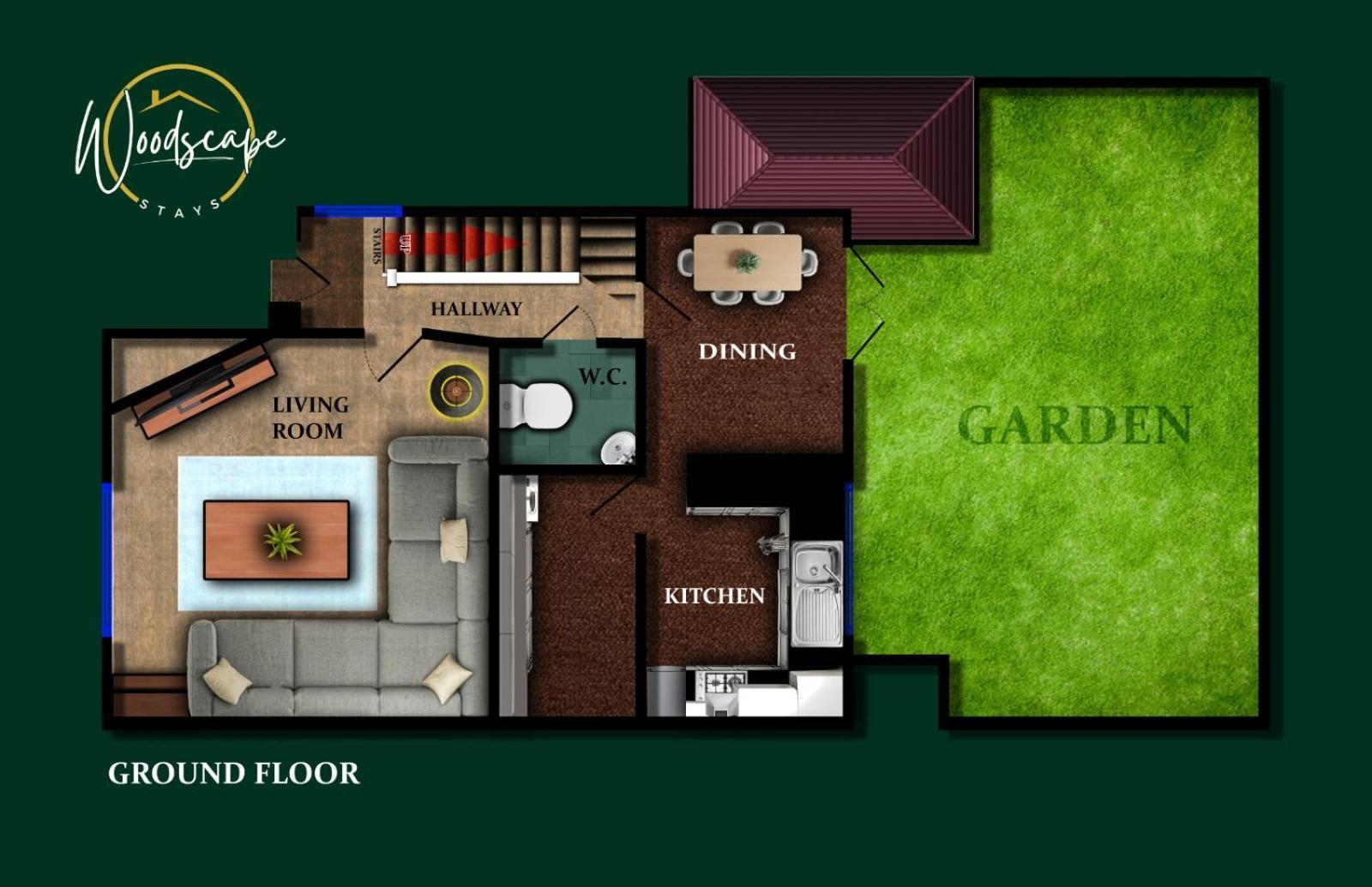 Woodscape - Spacious 4 Bed Work Accommodation, Contractors & Professionals, Driveway Parking, Fast Wifi, Close To Centre Apartment